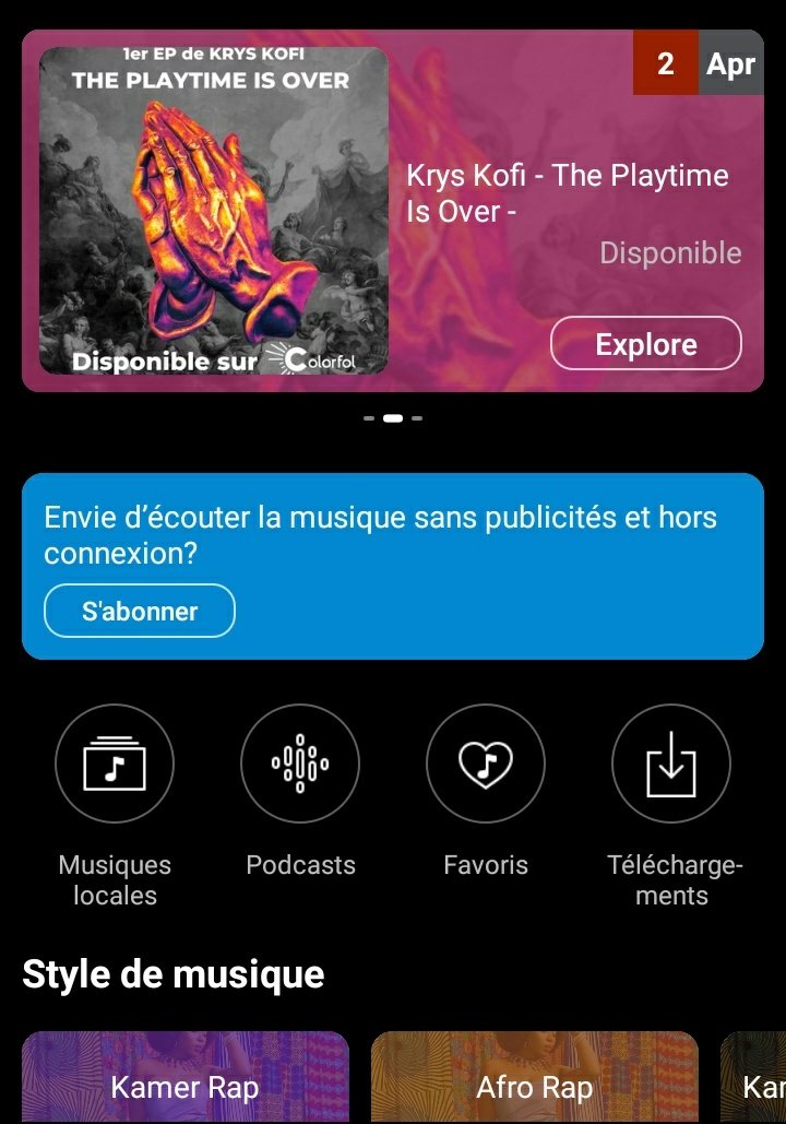 ColorfolApp's tweet photo. Hi #ColorArtists
Pour la sortie de vos projets nous vous accompagnons dans promotion en faisant des mises en avant dans l'application sous différents formats.
N'hésitez pas à nous contacter (+237)650 26 26 35 / infos@colorfol.com https://t.co/KFEdn8WL2F