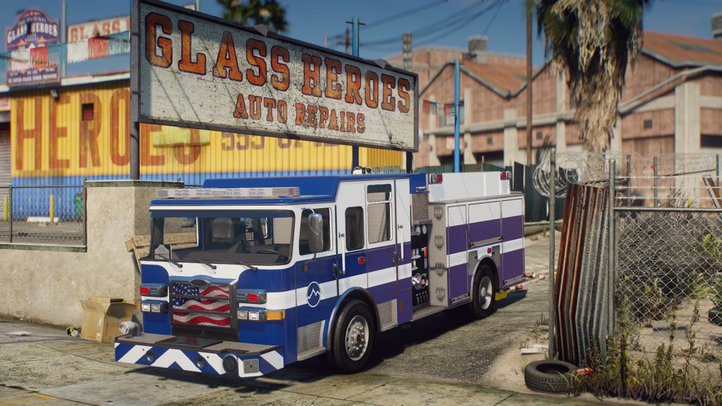 Our beautiful engine featured by <a href="/PriceMods/">Price</a> today! Gotta say we’re happy to see it on the streets of Los Santos! #FiveM #DWM #GTAVRP
