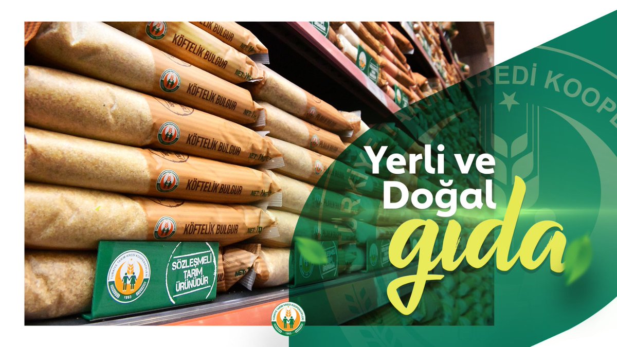 Hayırseverlerimiz ve kurumlarımız için çiftçilerimizin alın teri olan yerli ve doğal ürünlerden seçeceğiniz "Size Özel” erzak paketlerini Tarım Kredi kalitesiyle hazırlıyoruz.
#TarımKrediVar