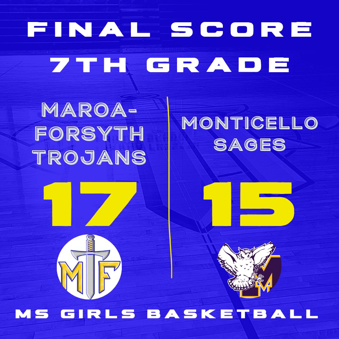 MFMSGirlsBball's tweet image. There was some magic in the air tonight🪄
No April Fools here:
⭐A late 3️⃣ from K. Kahler led the 7th grade to a come from behind victory 🏆
⭐8th grader M. Ravenscraft had a solid performance on both ends of the court in the win against Monticello. 
#BackToPractice tomorrow!