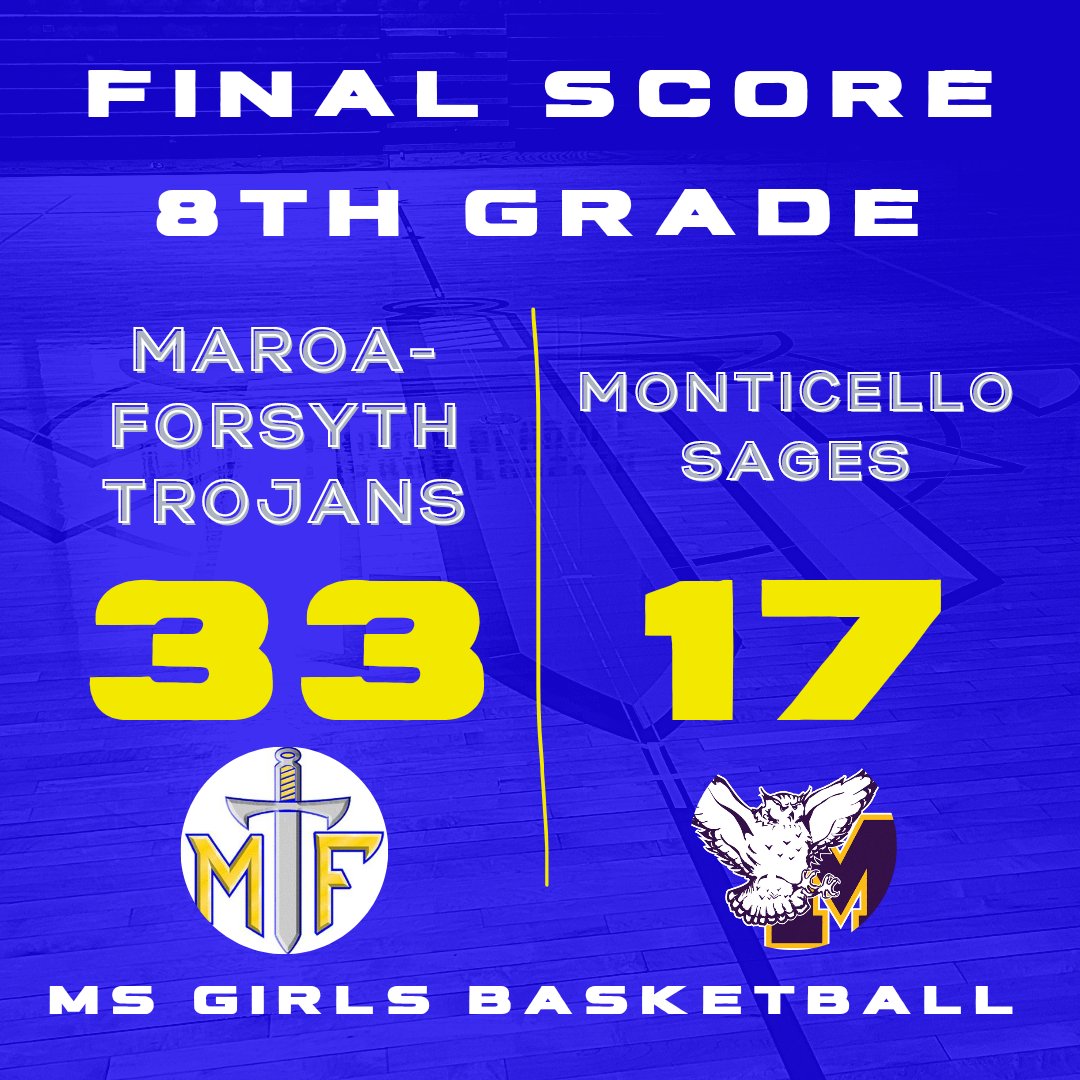 MFMSGirlsBball's tweet image. There was some magic in the air tonight🪄
No April Fools here:
⭐A late 3️⃣ from K. Kahler led the 7th grade to a come from behind victory 🏆
⭐8th grader M. Ravenscraft had a solid performance on both ends of the court in the win against Monticello. 
#BackToPractice tomorrow!