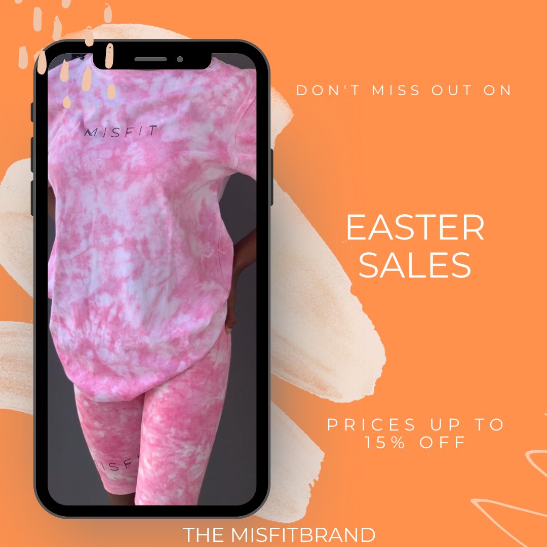 misfitbrand's tweet photo. Easter Sales is here!!!🤩🤩🤩
Enjoy 15% off on all Misfitbrand Clothing items from the 1st - 6th of April!💃🏽💃🏽💃🏽🧡
Don’t miss out on this opportunity to cop your favorite Misfitbrand items😊
Kindly send a dm to purchase✨ https://t.co/nYvs0CC33h
