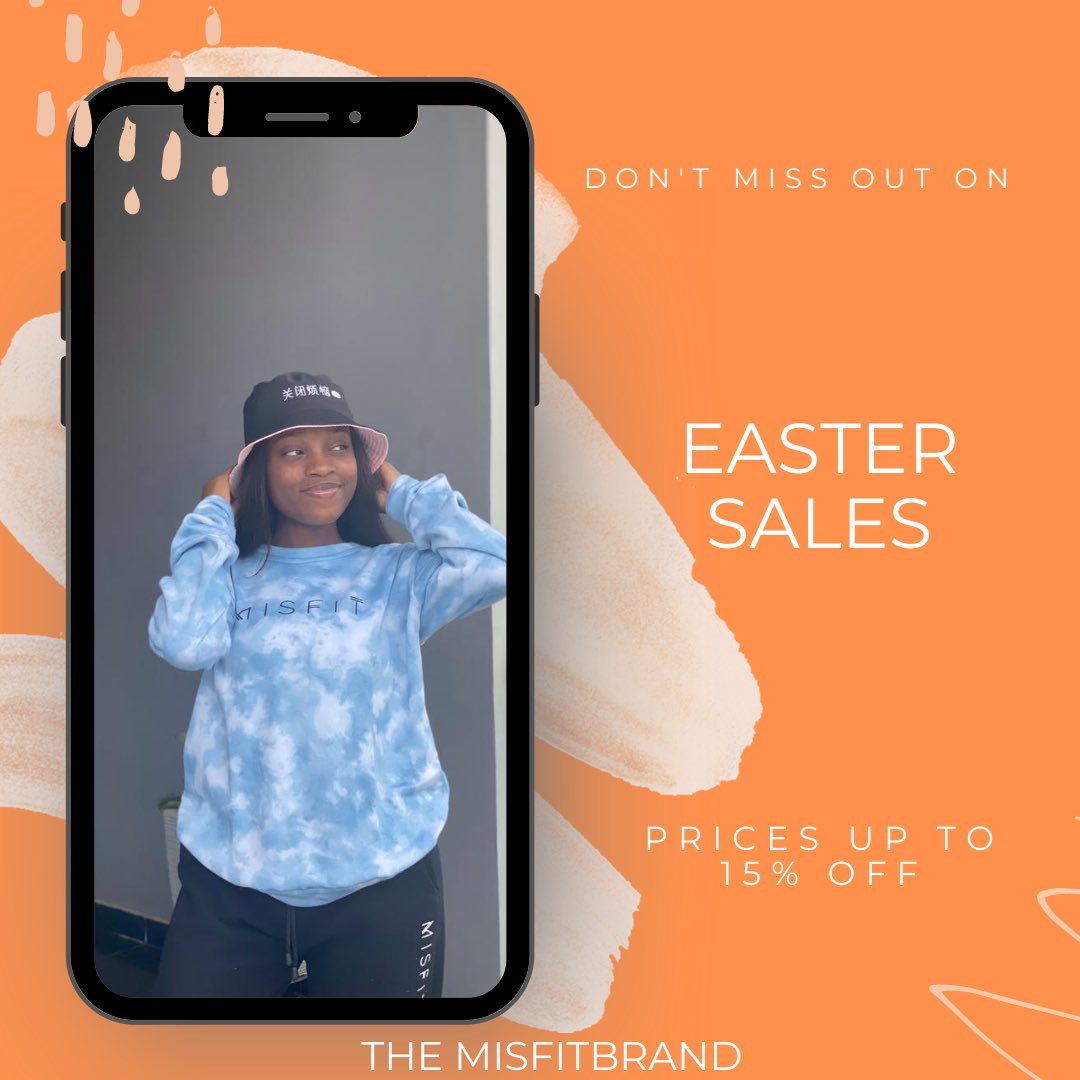 misfitbrand's tweet photo. Easter Sales is here!!!🤩🤩🤩
Enjoy 15% off on all Misfitbrand Clothing items from the 1st - 6th of April!💃🏽💃🏽💃🏽🧡
Don’t miss out on this opportunity to cop your favorite Misfitbrand items😊
Kindly send a dm to purchase✨ https://t.co/nYvs0CC33h