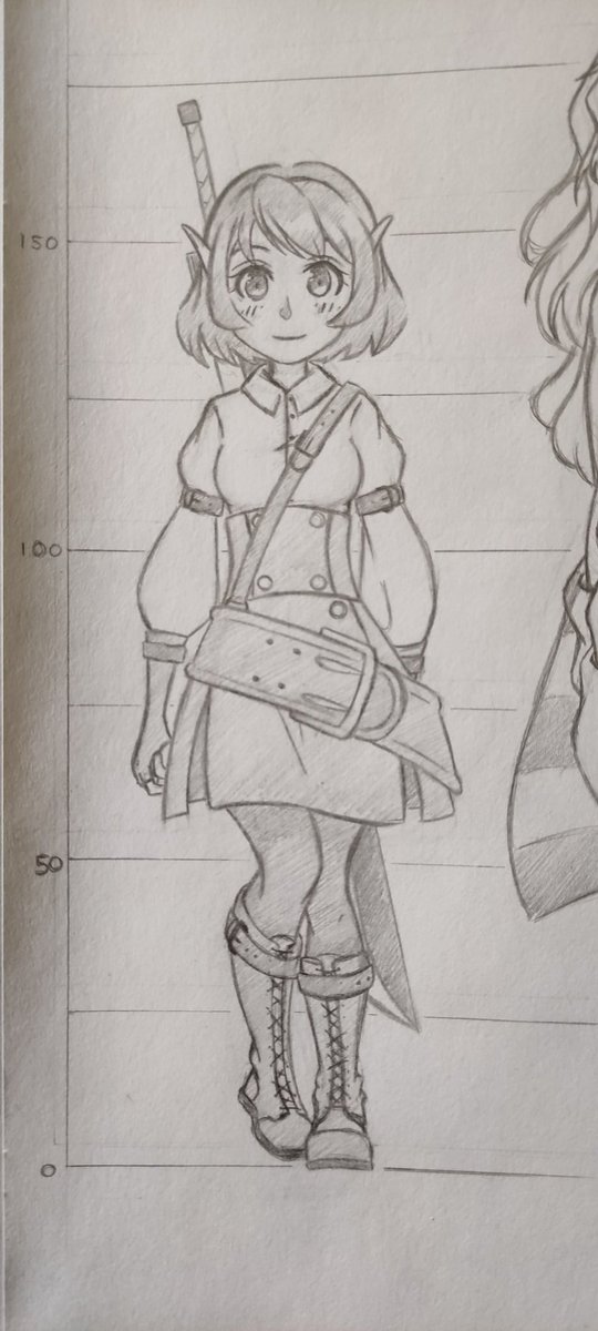 Lienwyn1's tweet photo. I drew Tallulah and Elliot next to each other.  They are so cute next to eacht other :) just a bit more and we will be able to play them
#dnd #dndart #dungeonsanddragons https://t.co/MlccDHy7hQ