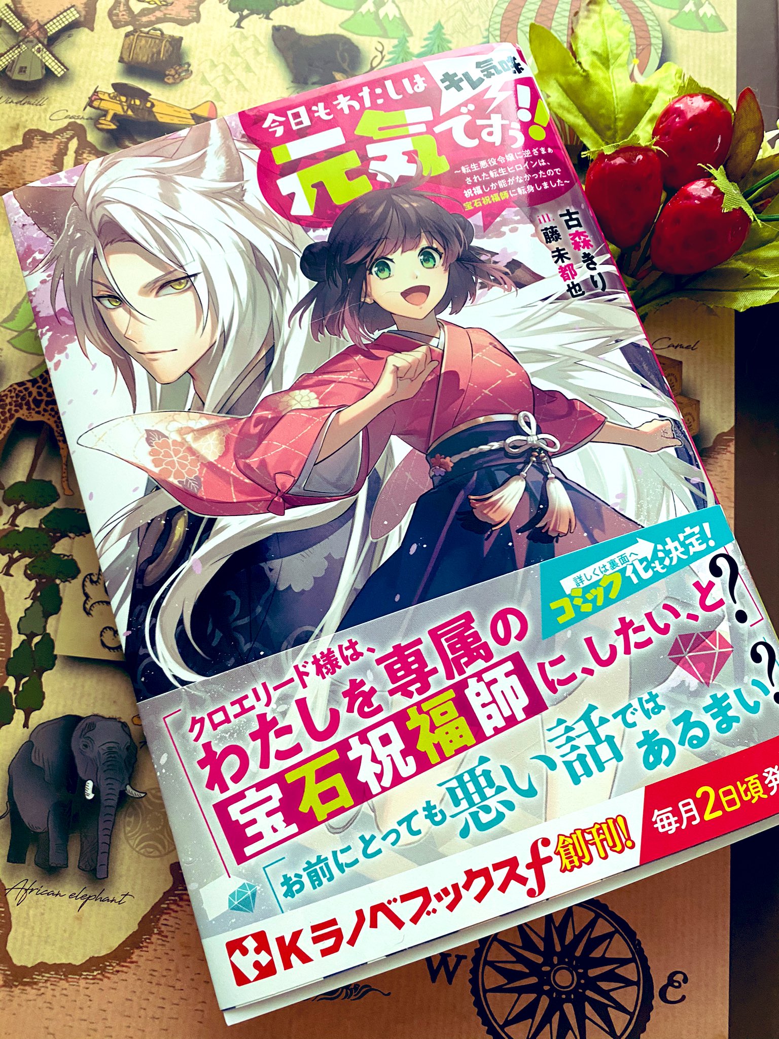 木乃ひのき 古森きり先生著 今日も私は元気ですぅ キレ気味 原作書籍発売 お誕生日おめでとうございます 我が家にも献本届きました かわいい 厚い コミカライズも4 19から始まりますよろしくお願いします T Co