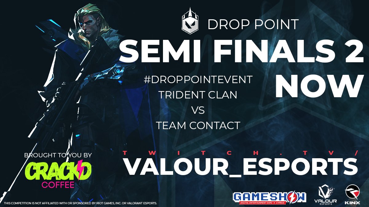 Here we go! Remember to save your favourite #CrackdMoments

twittch.tv/valour_esports

#DropPointEvent