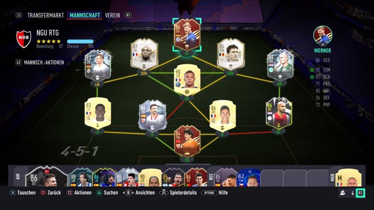 ZeitBW's tweet image. #PS4share #SheeshTeam @sheeshTUBE Moiiin Yaya und Community, habe wieder Spass an Fifa bekommen und will auch somit mein Team verbessern. Alle sind untrade ausser Mbappe und Mendy. Habe 400k budget. Ich hole mir mit icon swaps blanc mid der wird varane ersetzen.Danke im vorraus&amp;lt;3