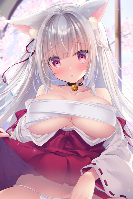 うりぼうざっか店さんにて今月もイラスト1枚描かせていただきました!
銀髪きつね巫女さんです。差分でさらしとパンツ脱ぎ脱ぎ…✨
【健全B2】https://t.co/6OnTy59lzo
【成年B2】https://t.co/MaTCjGlgpb 