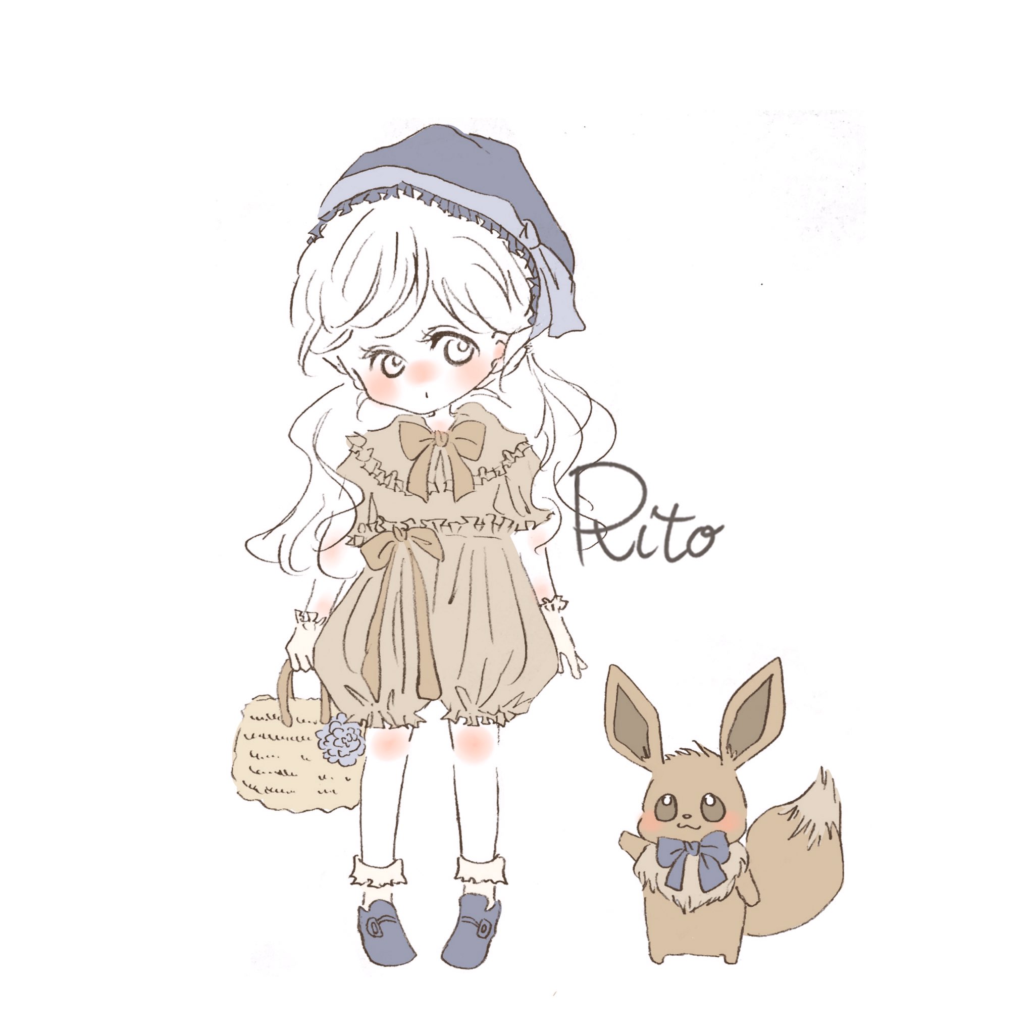 りと Literone2222 イーブイ イーブイ ポケモン ポケットモンスター ポケモンイラスト コーデ コーデイラスト 女の子イラスト ゆるいイラスト いらすと Pokemon T Co 644enm85ip Twitter