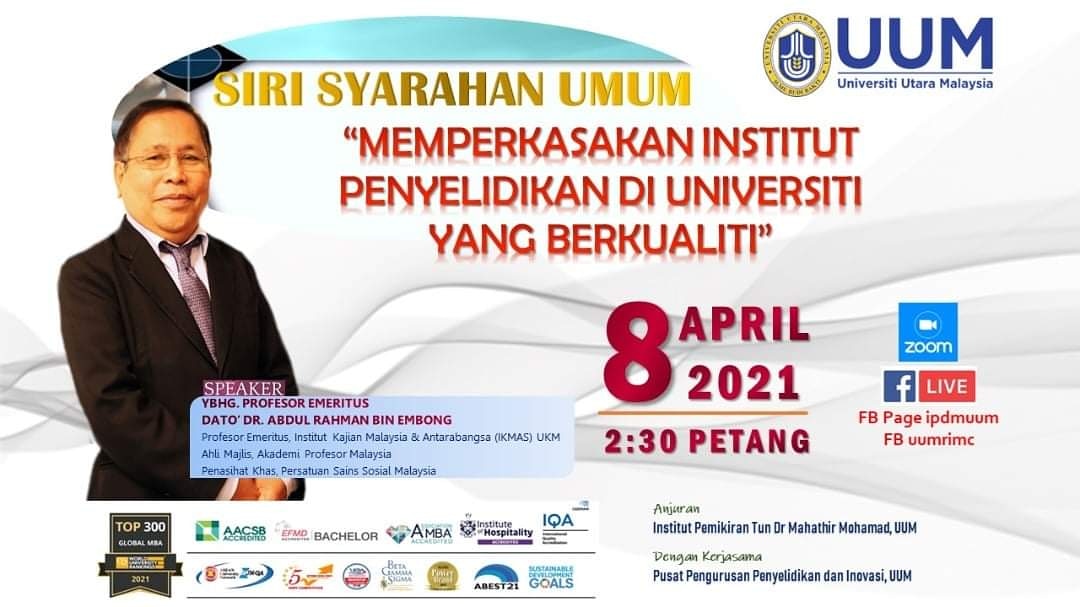 uumipdm's tweet photo. Jom...ikuti kupasan Prof Dr Abdul Rahman Embong https://t.co/UddujyqexI