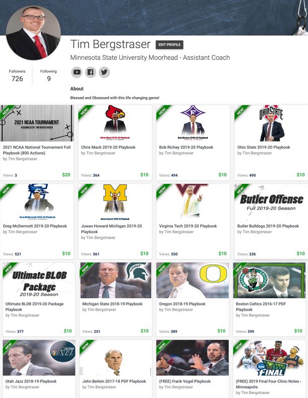 CoachBergyDU's tweet photo. FULL MARCH MADNESS PLAYBOOK
▫️67 Teams
▫️800 Actions
▫️BLOB/SLOB/Zone Included
Thankful for @SynergySST @FastModel for the useful tools to create this
Book can be found with @thecoachtube link below 👇👇
https://t.co/HsZ2cyRz49
#MarchMadness https://t.co/MrJOXQd2EC