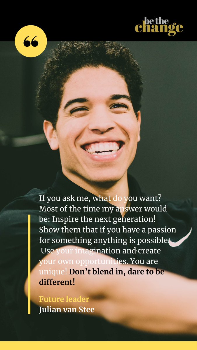 stee_julian's tweet photo. #bethechange #nextgeneration #daretobedifferent https://t.co/ukZcZvoux0