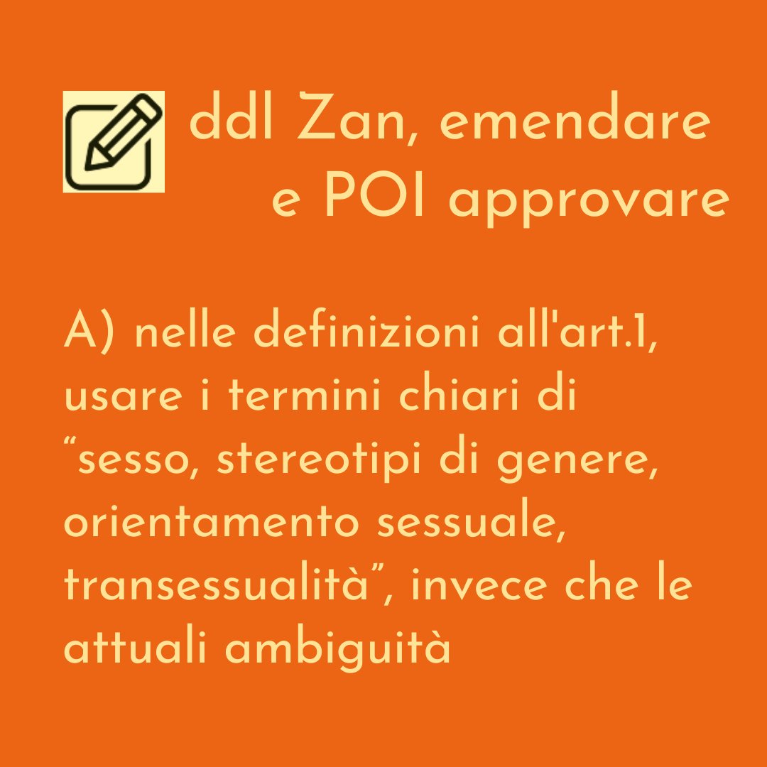 Arcilesbica's tweet photo. Se siete d'accordo, rilanciate!
Le persone lgbt hanno diritto al rispetto e il ddl Zan serve, ma contiene errori, abbiamo chiesto ai partiti di centrosinistra e al M5S di correggerli
#ddlzan #emendare #senato #donne https://t.co/hae9wya6eS