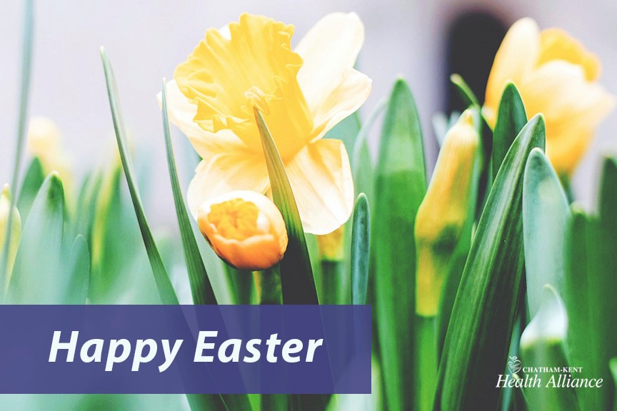 We wish our community a safe and happy Easter weekend!  Please continue to follow public health measures and celebrate virtually with those outside your household.

#ckont #HappyEaster