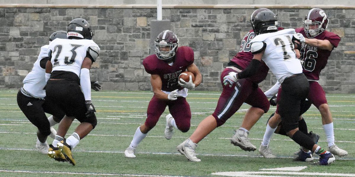 pennhsfootball's tweet photo. State College running back Dresyn Green promoted to Big 33 roster https://t.co/9idEtCiQSD https://t.co/hf5o4hQNHk
