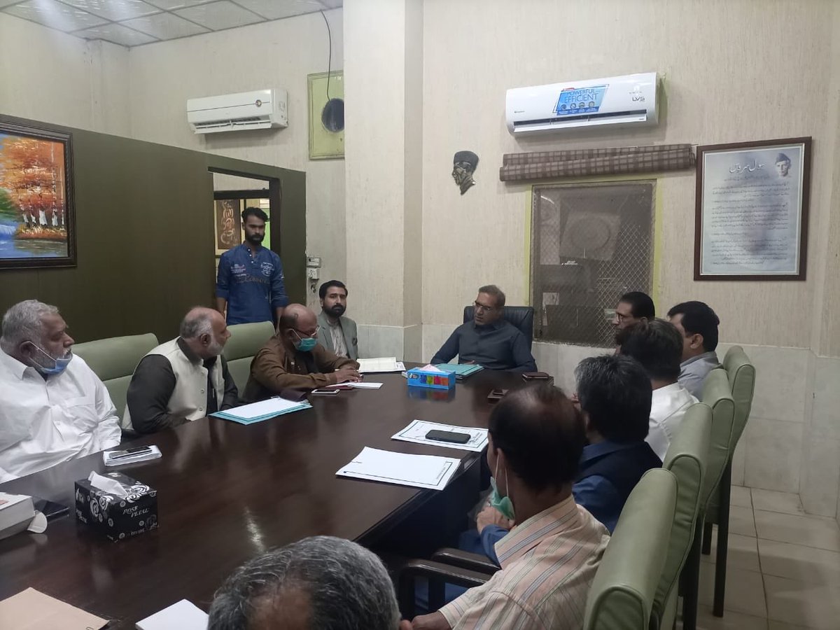 Had a detailed meeting with Directors to enhance Deptt output.