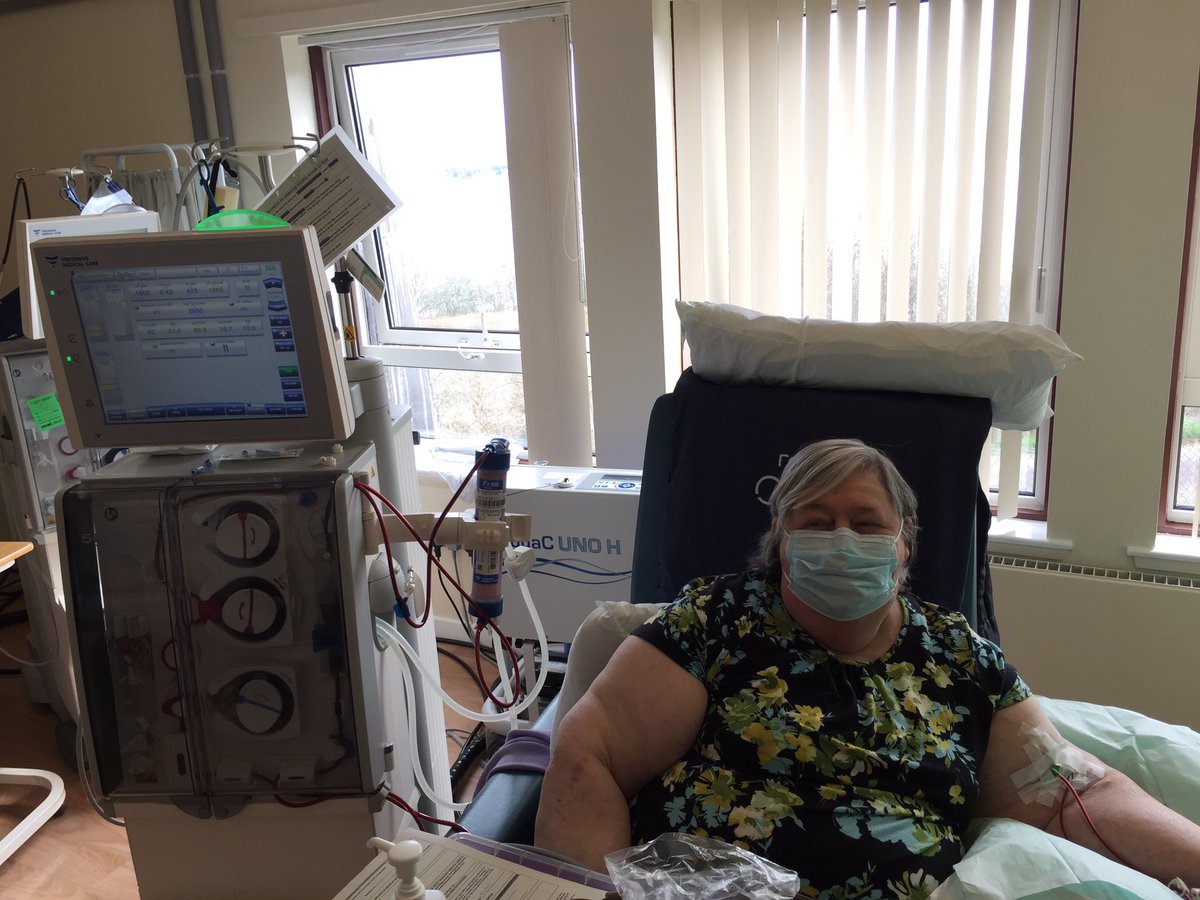 Wonderful to be seeing these folks who suffered the journey to and fro from Inverness 3 times a week now receiving their treatment in Skye. <a href="/NHSHRenal/">NHSHighlandRenal</a>