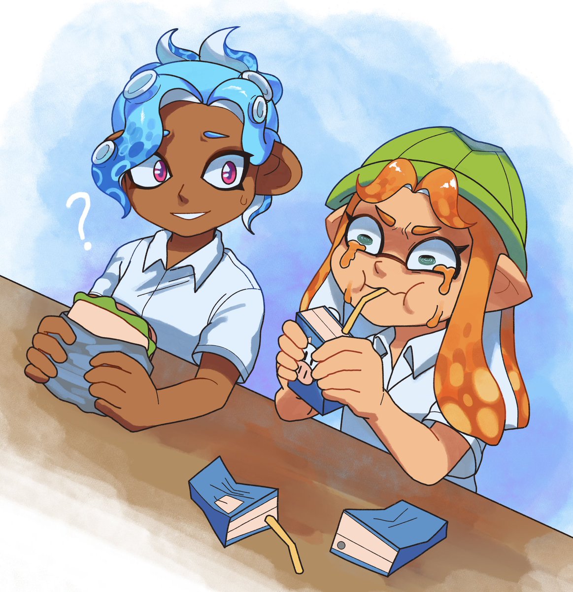 She’s trying her best. #procreate. #splatoon. pic.twitter.com/MPFdik3VvO. #splatoon...