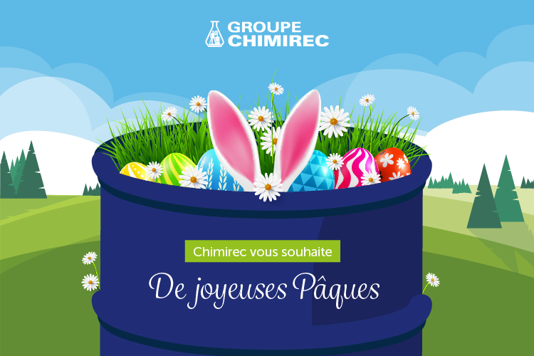 Les équipes CHIMIREC vous souhaitent un bon week-end de #Pâques🐇