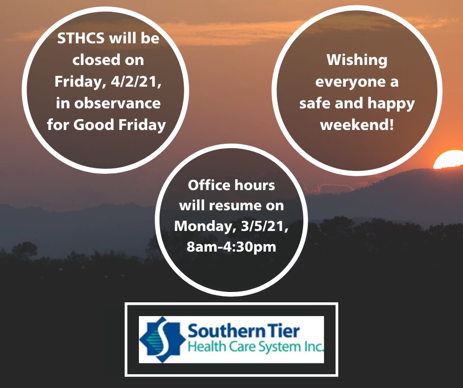 STHCS150's tweet photo. STHCS is closed today! Have a nice weekend everyone, we'll see you on Monday! https://t.co/f0wo1uOagy