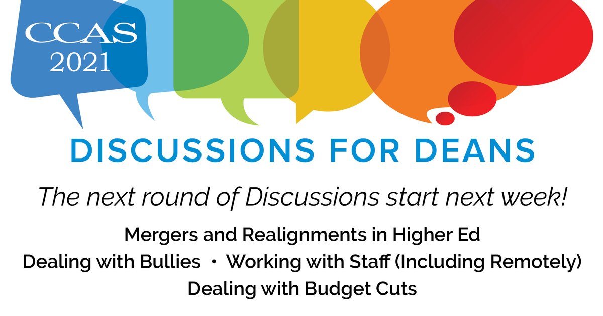 CCAS Deans tweet media