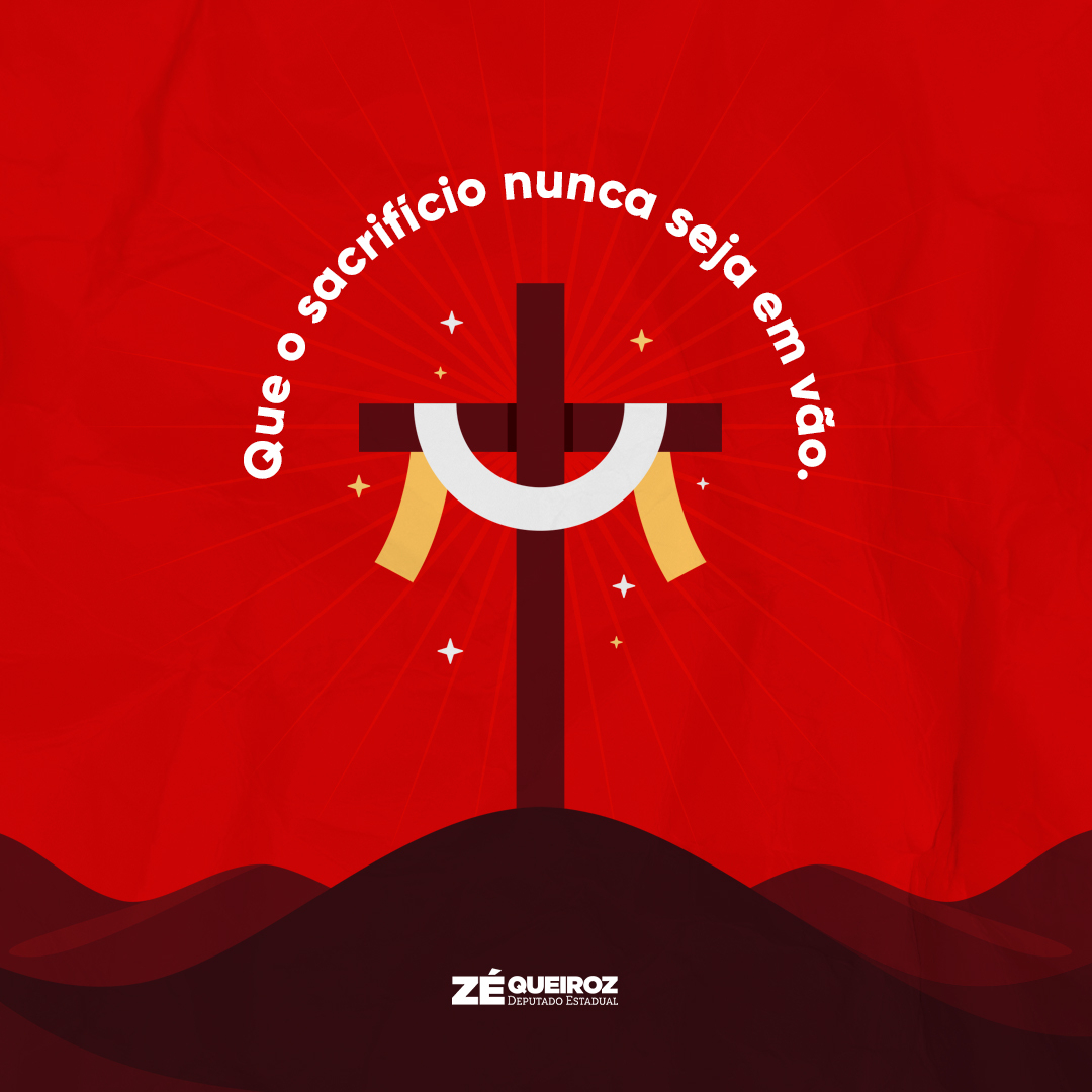 zequeiroz_PE's tweet photo. Chegamos na Sexta-Feira Santa e hoje mais que nunca, a palavra sacrifício fez tanto sentido. Jesus morreu para nos salvar. Tenho certeza que hoje, Ele olha por cada um de nós, que também se sacrifica muito, por tantas causas nobres. Que o sacrifício nunca seja em vão. https://t.co/3Va60sVkoQ