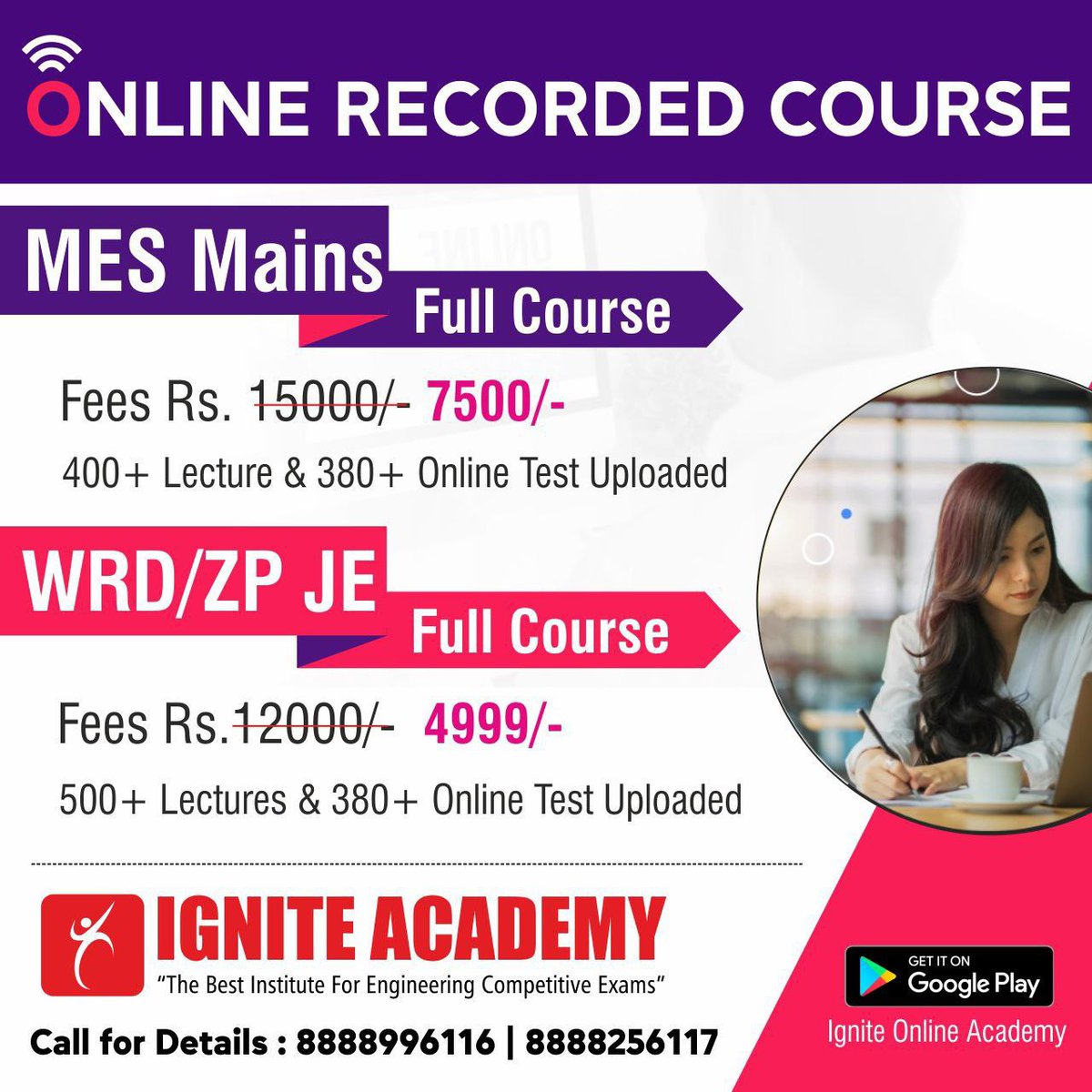 IgniteAcademy__'s tweet photo. 📣❇️✨MES MAINS &amp; 
📣✨ WRD/Z.P J.E ❇️
🔵Contact:-
8888996116
8888256117

🟠Download:-
https://t.co/YVqqi5HUGP

🛑Join telegram:-
https://t.co/yL9PVhozV6
#Mpscmains #mesmains #mpscmesmains #mpscmes #wrdje #wrd #mpscmainsexam #zpje #zp #wrdje #wrdjeexam #zpjeexam #igniteacademy https://t.co/u9xhJKddRX