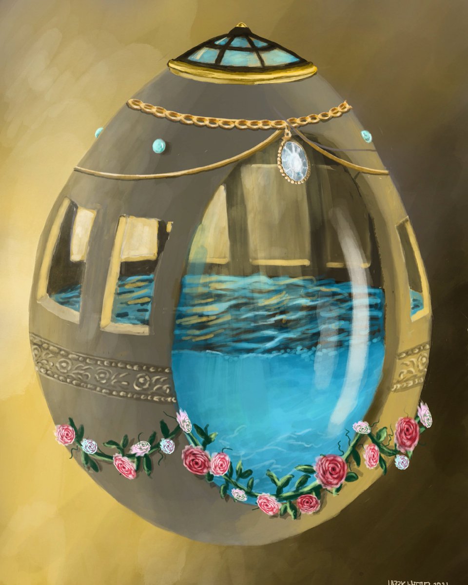 Water Light Life - Happy Easter #illustration #illustrationartists #illustrator #ArtistOnTwitter #Easter2021 #EasterEgg #decoratedegg