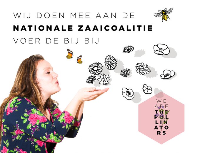 Wij doen mee aan de Nationale Zaaicoalitie van @the_pollinators. Wij vinden bestuivers en biodiversiteit belangrijk en roepen heel iedereen op te gaan zaaien op 22 april. Lees meer op https://t.co/PSosL1Vnsb #nationalezaaidag 🐝 #VoerdeBijBij
