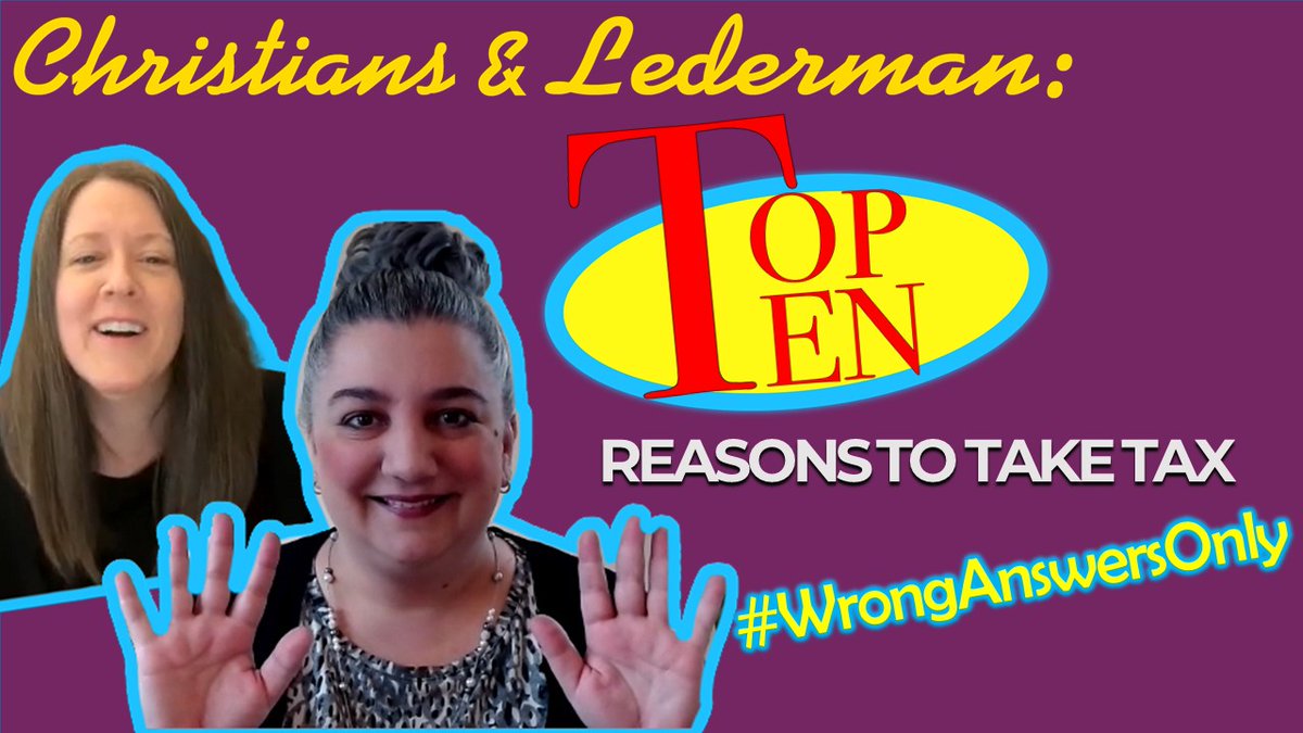 breakintotax's tweet photo. ICYMI: Yesterday (April Fool's Day), we released 2 fun videos! One featured 1-liners from many creative #TaxTwitter guest stars on the topic #WhyTakeTax. That was actually our #WrongAnswersOnly video posing as serious! Sorry the pic won't link. View it at https://t.co/vWIJae8FPs! https://t.co/mTjX40k56I