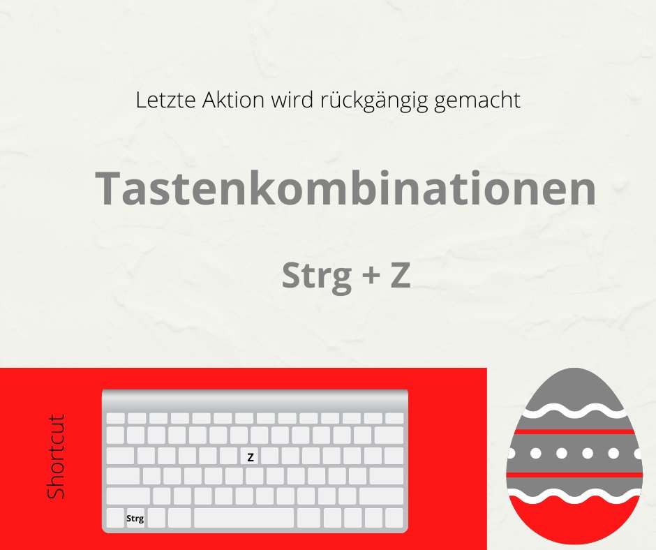 yourITgmbh's tweet photo. Möchten Sie einen oder mehrere Befehl rückgängig machen?

Kein Problem!

Drücken Sie die #Tastenkombination: Strg + Z https://t.co/XFfJi2zbJG