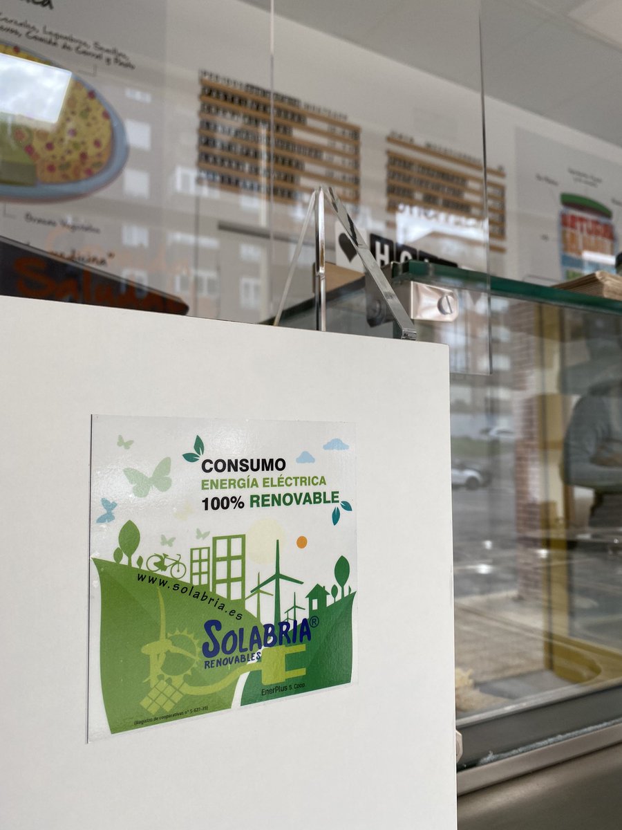 ecotierruca's tweet photo. En nuestra Cooperativa únicamente usamos energía renovable procedente de la Coop @SOLABRIA, un proyecto indispensable para la region, para poder cambiar entre todas el actual modelo energético por otro mas democrático, social, distribuido y sostenible. Unete al cambio!! https://t.co/sToKaUiBxL