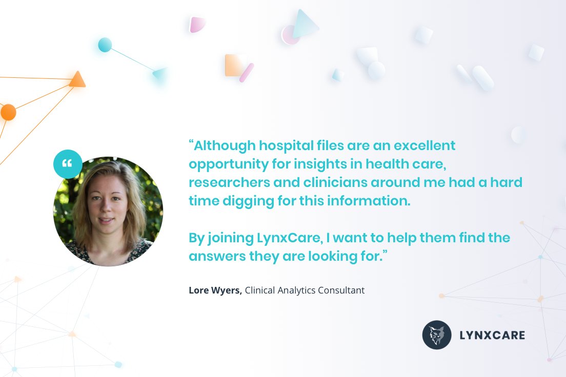 Our third newest team member, Lore, joined the LynxCare team this week.

Lore strengthens the clinical analytics team, joining with a background in physiotherapy and a Ph.D. in child neurology.

Happy to welcome you on the team, Lore!