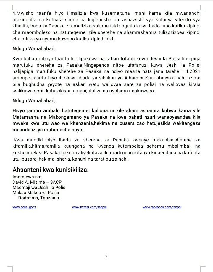 tanpol's tweet photo. JESHI LA POLISI LATOA UFAFANUZI

#UmojaWetuNdioNguvuYetu https://t.co/addmIstPVK