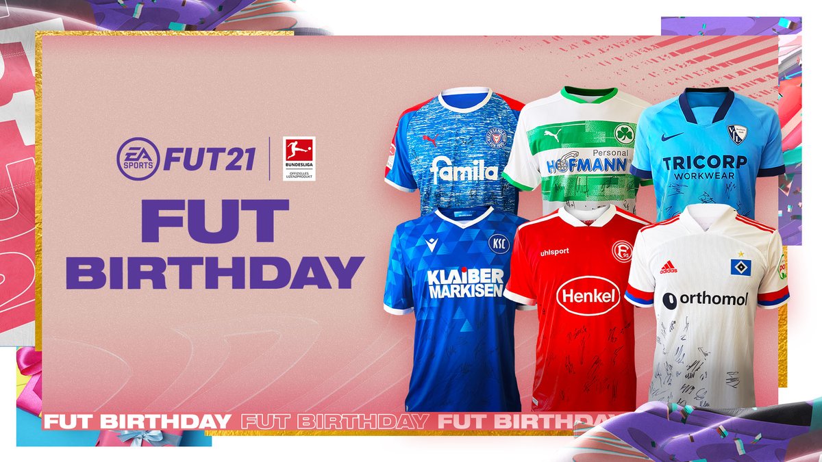 easportsfcde's tweet photo. Nur für maximal 3 Teams geht es ins Oberhaus. #FUTBirthday

Welche dieser 6 @Bundesliga_DE Clubs schaffen es auf die Top 3-Plätze und warum? Begründe, like &amp; retweete und gib deinen Trikotwunsch an 👕

Teilnahmebedingungen: https://t.co/d3WIVx87BP https://t.co/ajVSRn0foO