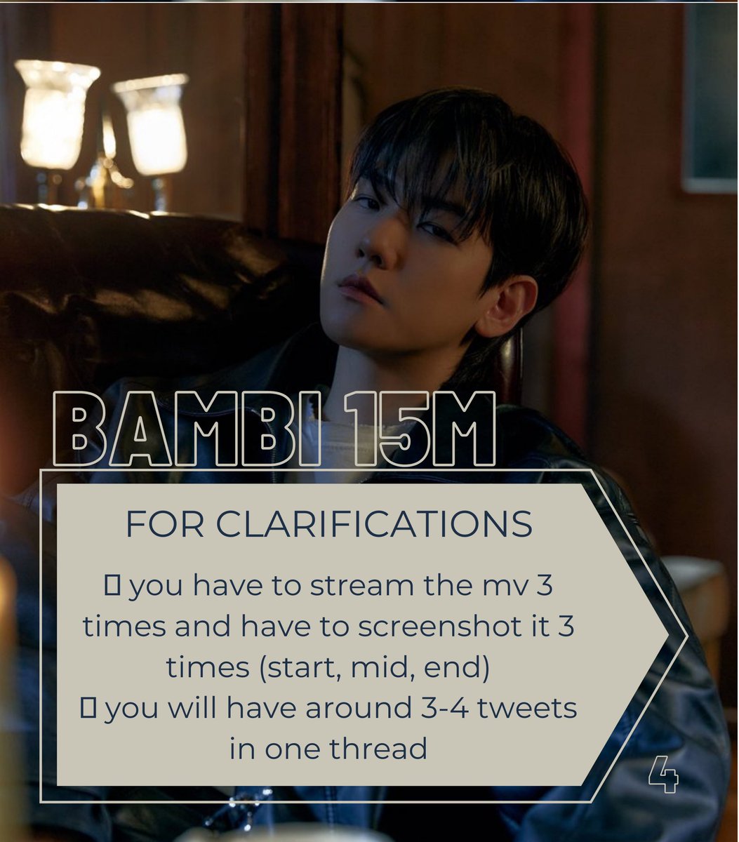Minjae_GA_Deals's tweet photo. 🇵🇭PH GIVEAWAY🇵🇭
15M VIEWS BAMBI ALBUM

🎁 1 winner

Prize is already ordered
1️⃣winner for ALL versions

ps. same instructions as 10M and new streams needed will thoroughly check the time :))

Always check this thread for further announcement.

📅 20M https://t.co/VEKagogvJZ