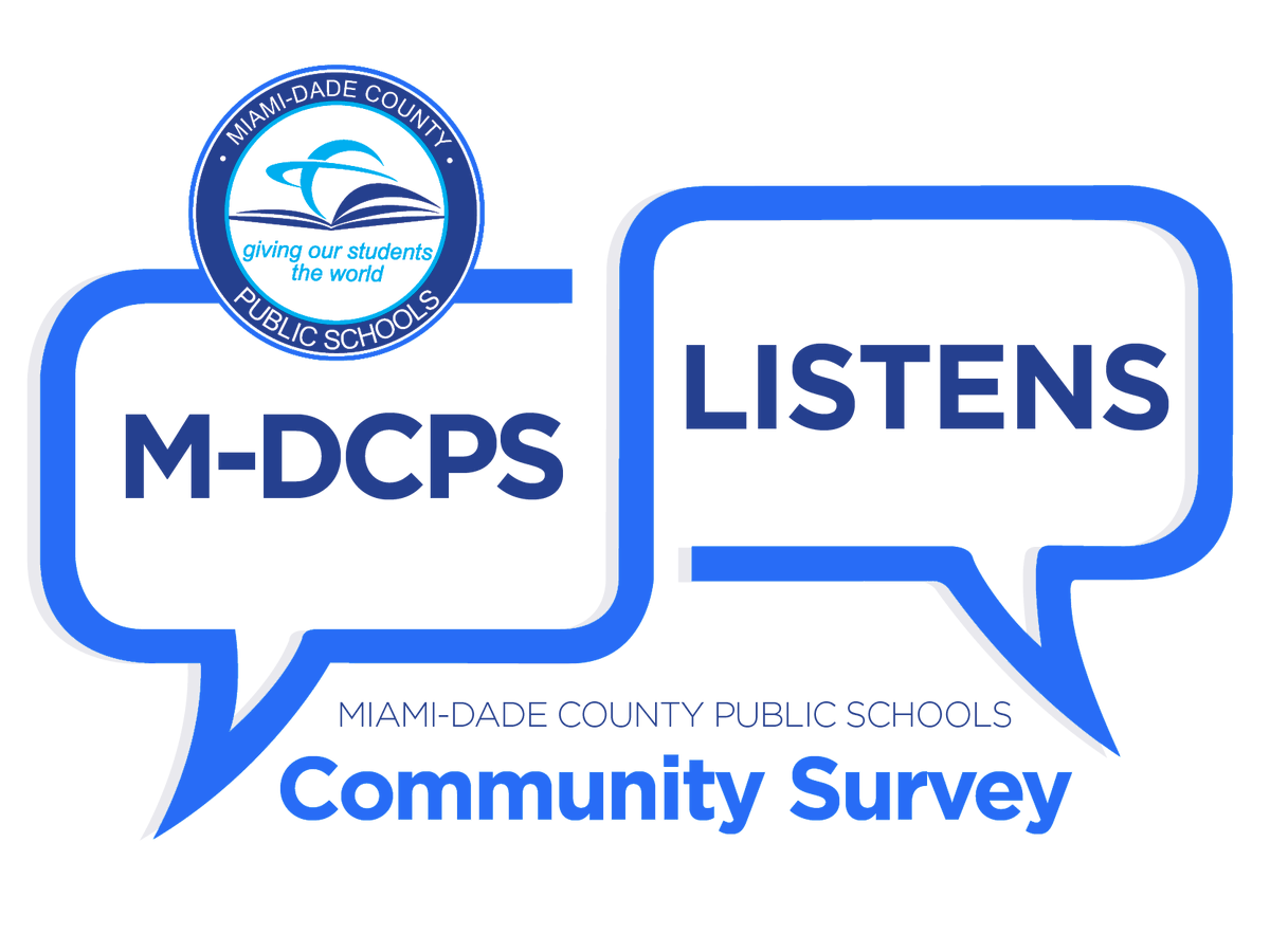 Attention <a href="/MDCPS/">Miami-Dade Schools</a> family! The deadline to share your feedback on our community survey and help plan the future of our schools has been extended until next Wednesday, April 7th. Complete the survey by visiting strategicplan.dadeschools.net and let your voice be heard. #MDCPSListens