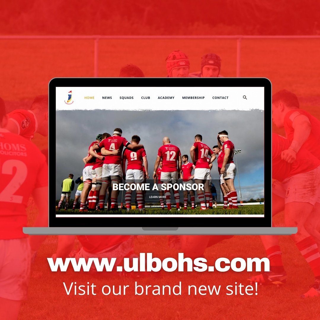 📢 The big news is here!! Delighted to announce the launch of our brand new website 💪🎉

Stay up to date with our latest news, check out our 400 Club or become a member 👍

Visit our new website and find out more 😎👇
ulbohemian.com

#ulbohs #limerick #irishrugby #Rugby