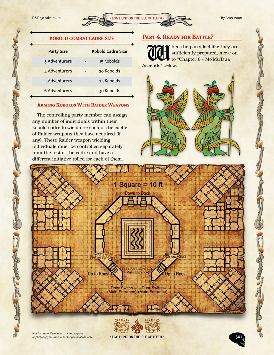 Aran0tang's tweet photo. We've unleashed a monstrous #DnD #TTRPG adventure upon the world for #Easter2021 via @dms_guild! Inspired by Japanese #Kaiju #Aliens #Predator Seven #Samurai  #Cthulhu Mythos &amp; #Dune we proudly present: EGG HUNT ON THE ISLE OF TEETH! ThanX for your support https://t.co/BX0olVBB4Z https://t.co/xs3zV7SMsj