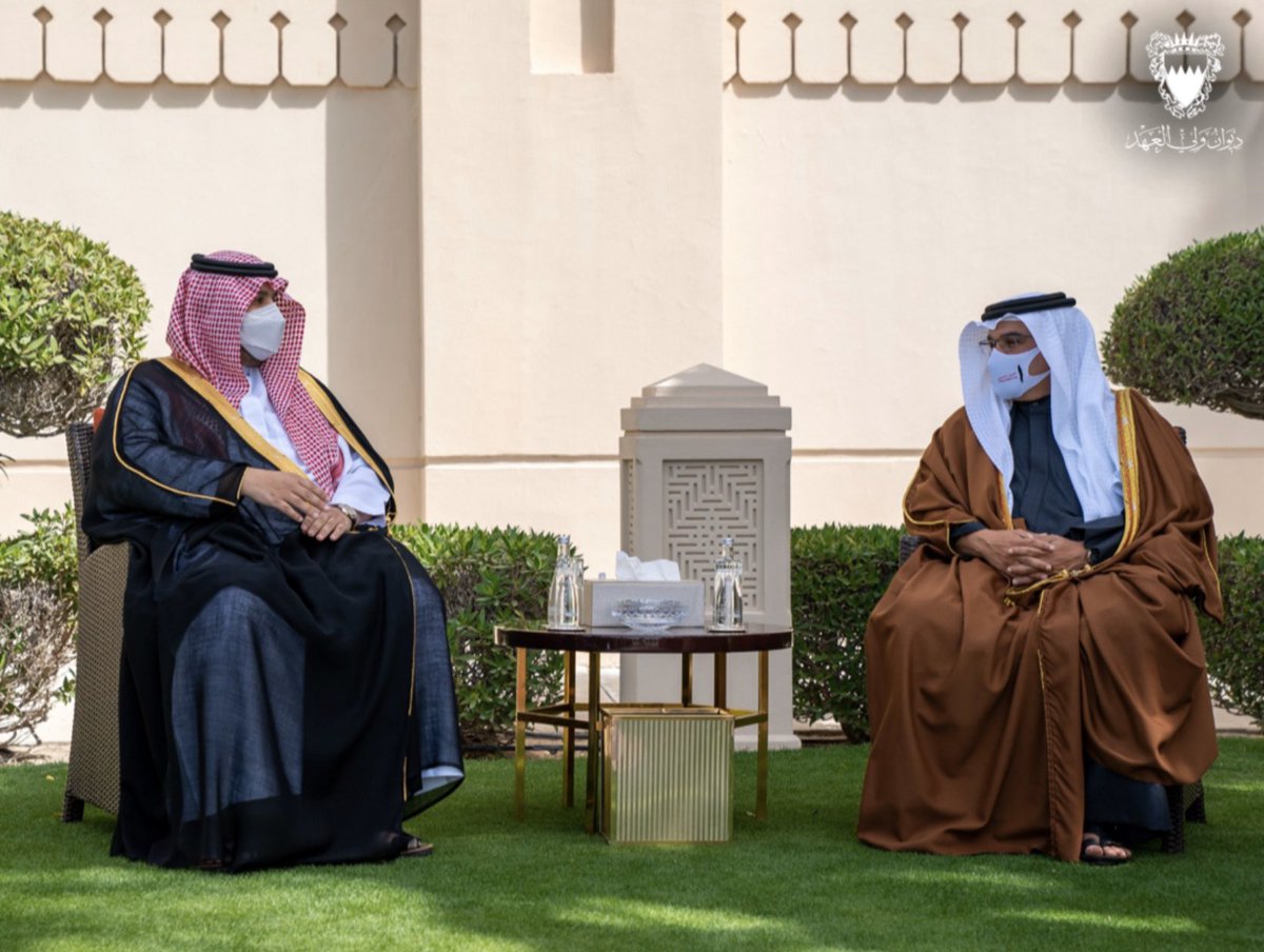 SalmanBinHamad6's tweet photo. Received Minister of State and Member of the Cabinet of #Saudi Arabia, HRH Prince Turki bin Mohammed bin Fahd bin Abdulaziz #Bahrain https://t.co/xCPwvz9OWd