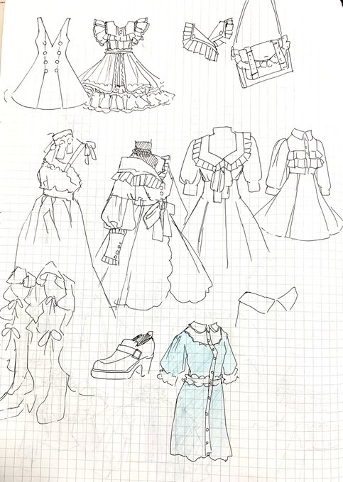 ファッションイラストのtwitter漫画作品