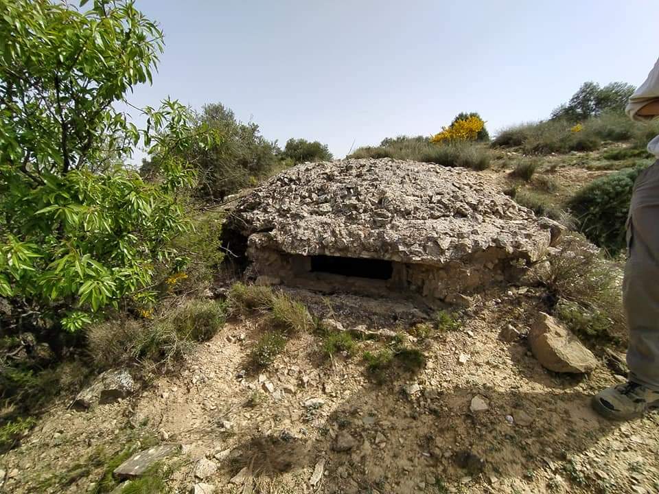 GRIEGC1's tweet photo. Nido de ametralladoras ubicado en el sector republicano de la Cabeza de Puente de Seròs (Lleida)
#guerracivil #guerracivilespañola #guerracivilespanyola #bunkers #fortificación #historia #history #spanishcivilwar #seros #lleida #frontdelsegre #memoriahistórica https://t.co/0fuL5fXsIf