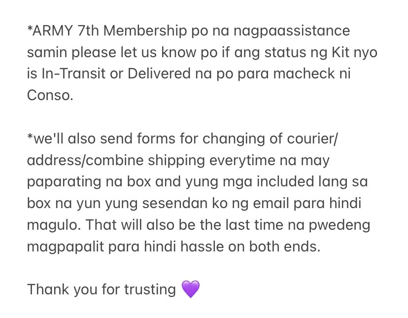 StrawVerrySPH's tweet photo. MASS UPDATE as of Apr. 02, 2021

Please read carefully below ✨

Thank you for your patience and understanding 🤗💜

Don't hesitate to DM us if you have any concerns/questions.

#StrawVerryUpdates 🍓 https://t.co/3L6cdlSdEy
