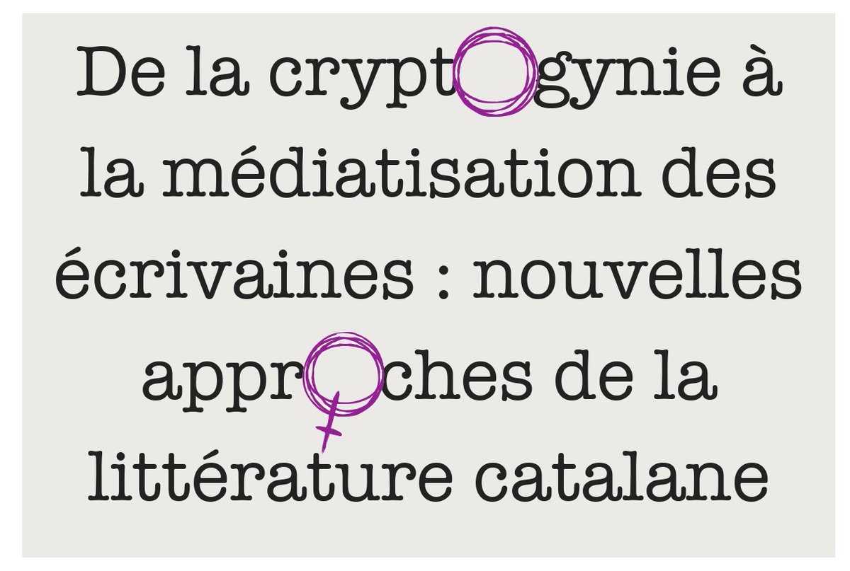josepvidala's tweet photo. El seminari interuniversitari de recerca contra la #cryptogynie #criptogínia continua el proper dimarts 6 d'abril amb la xerrada de @audimarc:  « Une approche des poésies de femmes catalanes ». Aquí trobareu l'enllaç per connectar-vos: https://t.co/J6hkNmVj50 https://t.co/bGUrPPljNc