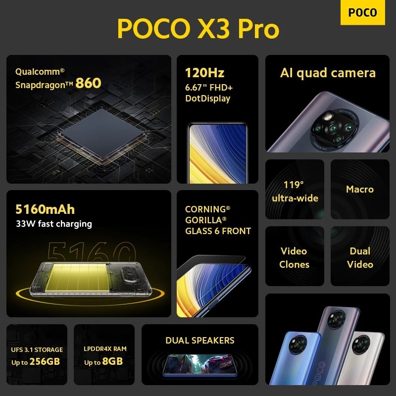 thawweeg's tweet photo. توفر جهاز POCO X3 PRO في موقع علي اكسبرس 

على هالرابط 👇🏻

https://t.co/NCultxNcFX

مواصفاته كاملة بالصور التوضيحية
المعالج 
الكاميرات
البطارية 

أيضاً بامكانك تختار اي سعة رام يناسبك https://t.co/wMiD3i7B47