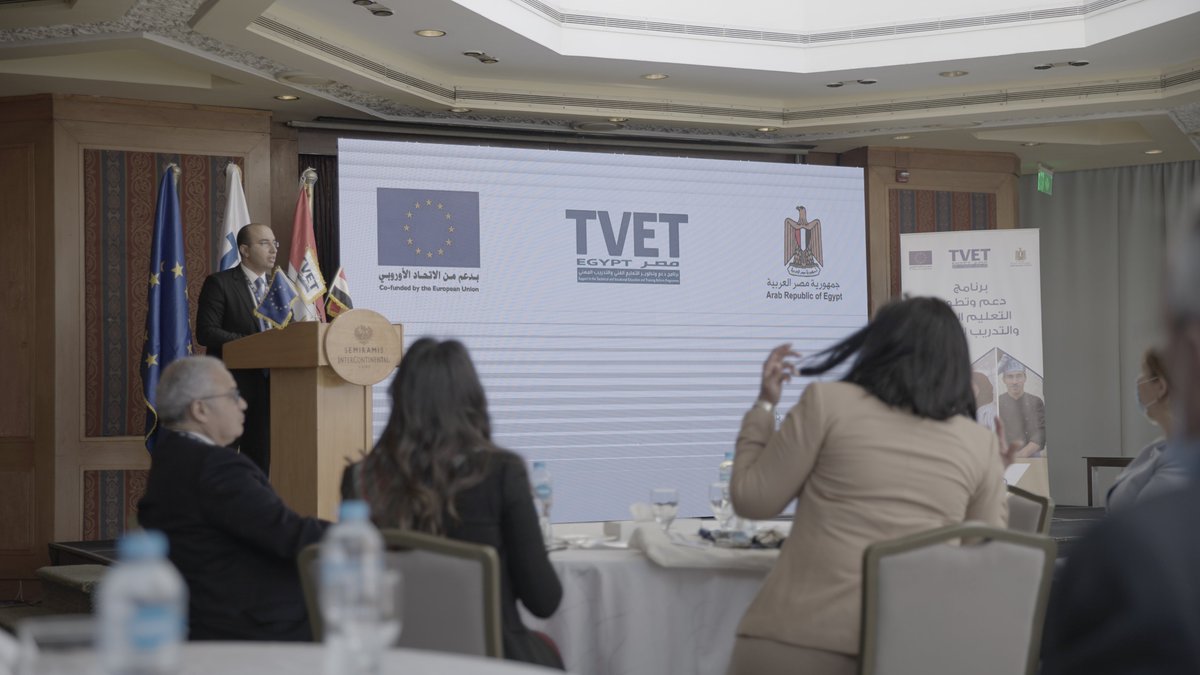 TVET_Sector's tweet photo. ينفذ برنامج دعم وتطوير التعليم الفني والتدريب المهني TVET EGYPT، الممول من الحكومة المصرية و #الاتحاد_الأوروبى، ورشة عمل بعنوان "حل الأزمات، وأفضل التجارب العالمية في قطاع السياحة". 

#TVETEgypt
#إشتغل_فني https://t.co/r0ZlVzk7dA