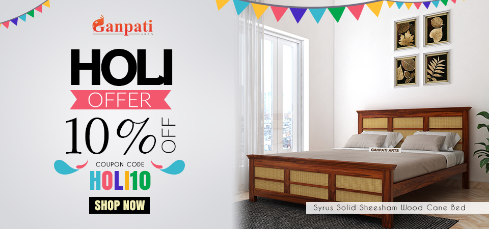 GanpatiArts offers Syrus Solid Sheesham Wood Cane Bed at discount price. Buy wooden furniture at 10% discount bit.ly/2P5oF9Z
Holi Offer: 10% Extra off
Coupon Code: HOLI10
 
#Wood #Furniture #Sheesham #WoodenFurniture #Solid #WoodCaneBed #SyrusCaneBed #Syrus #Cane #Bed