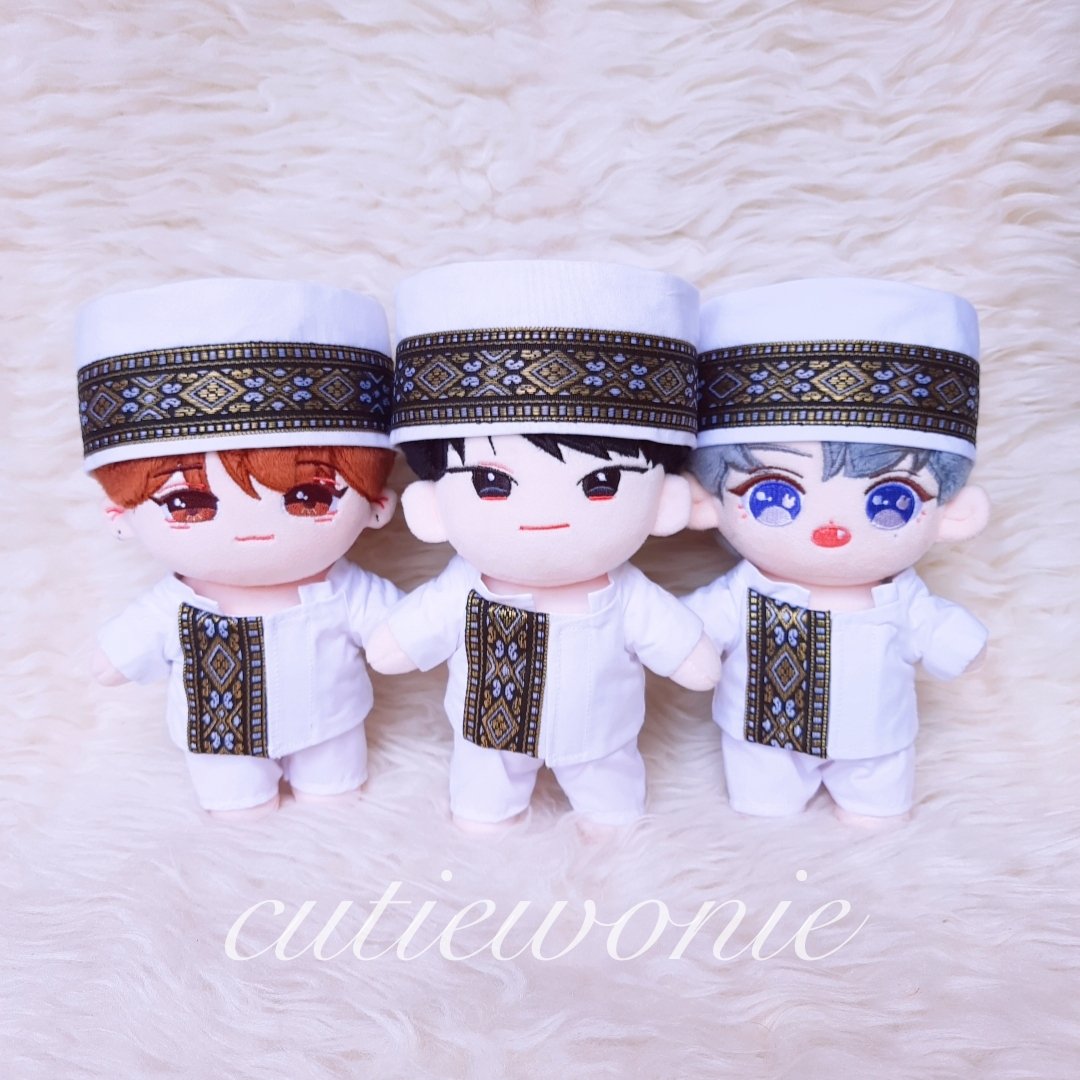 cutiewonie's tweet photo. No.1
Size 20cm
Price : 100k
1 set :
Peci/kopiah
Baju
Celana
#svtdoll #seventeedoll #kpopdoll #btsdoll #exodoll #nuestdoll #x1doll #wannaonedoll #nctdoll #dollclothes #kpopdollclothes #15cmdollclothes #monstaxdoll #wayvdoll #txtdoll #20cmdollclothes #day6doll https://t.co/RmAU64qX0x