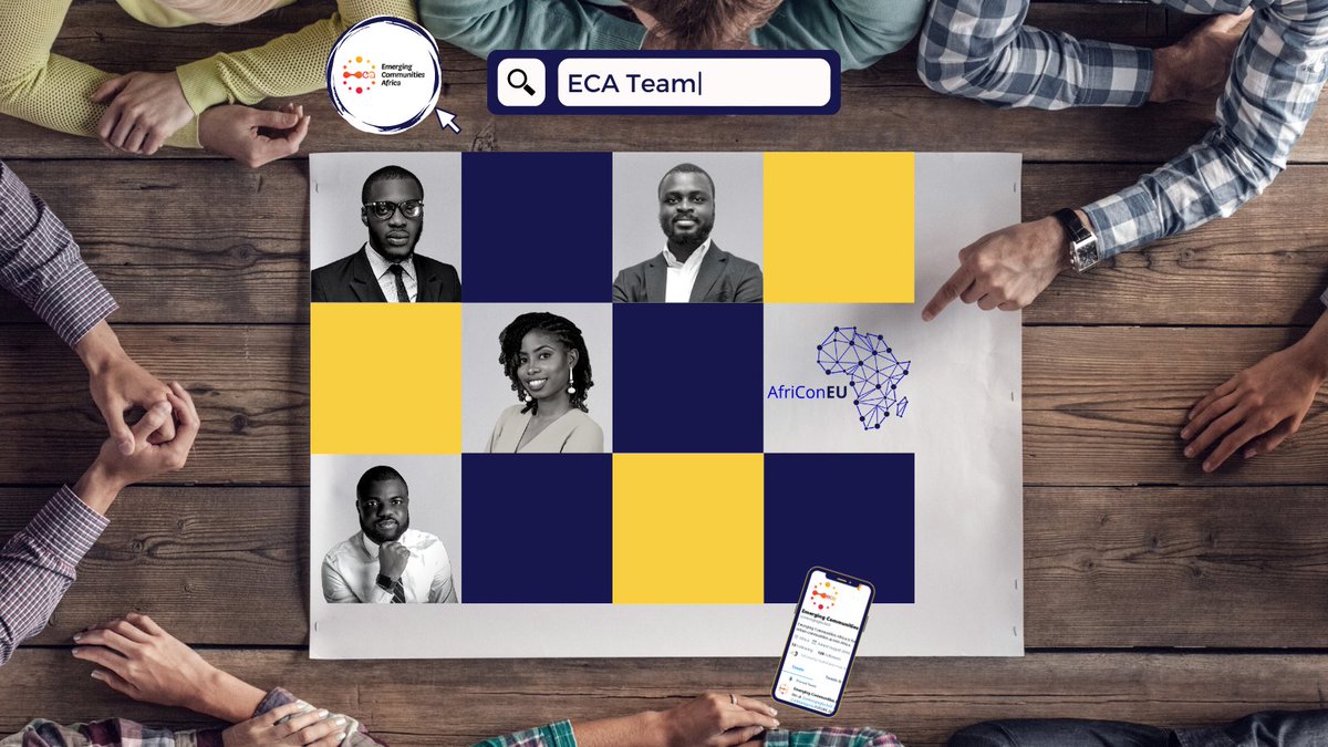 Meet the <a href="/africoneu/">AfriConEU</a> 🦄 🇪🇺 team 2️⃣

👇Meet our <a href="/emergingtechAF/">Emerging Communities Africa</a> team - working on implementing the project in #Nigeria &amp; ensuring the involvement of ecosystem builders &amp; #entrepreneurs 🙋‍♂️

Peace Odili | <a href="/adeolowojoba/">Ade' Olowojoba</a> | Benson Iji | Joel Ogunsola 
 
ℹ️ africoneu.eu/consortium/