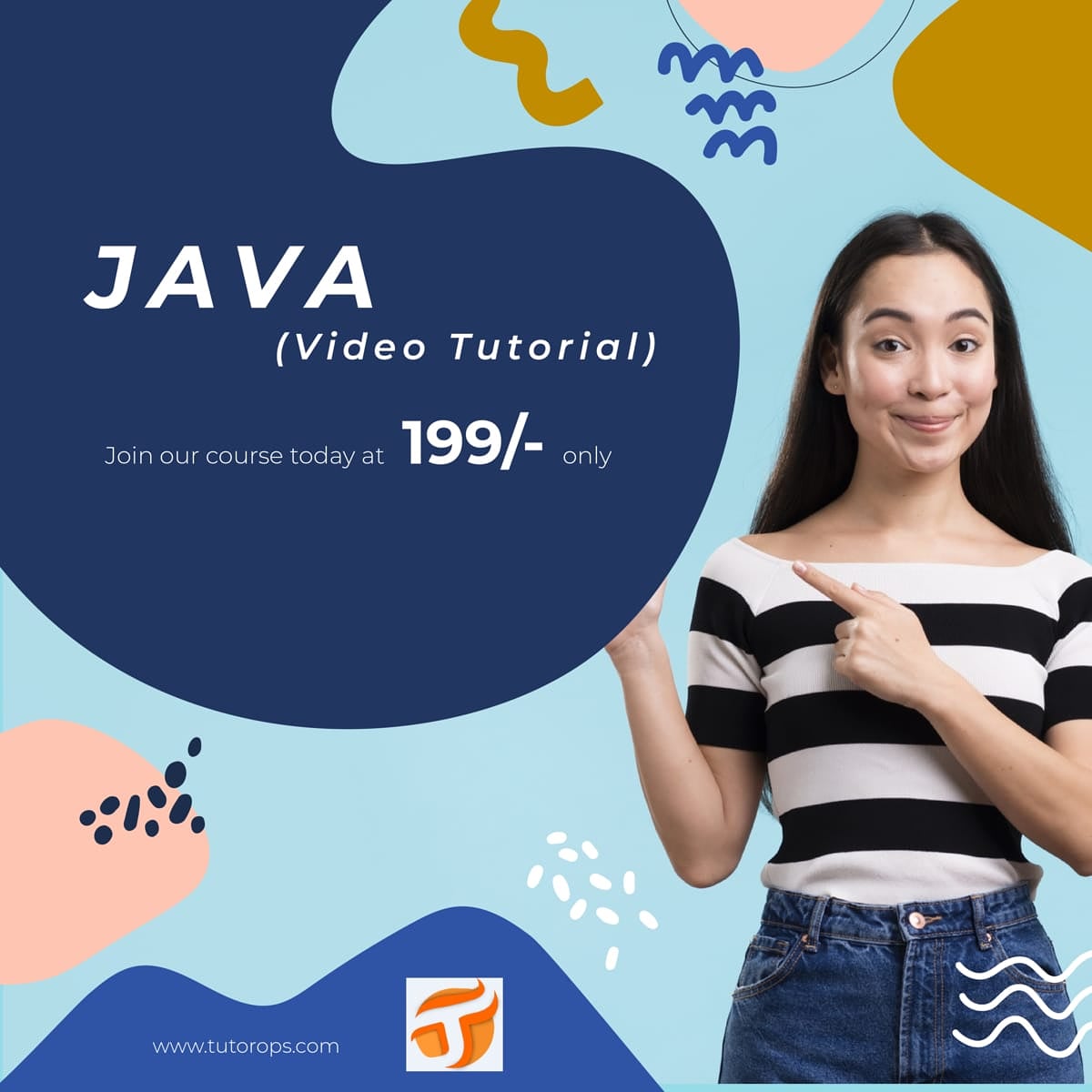 tutorops's tweet image. 👉 Java Basic
Want to learn Java Basic online? Join our course today at 199/- only. For more details visit : bit.ly/3qnCsGq | For course registration click here 👉 bit.ly/3rOd6lc |
📧 admin@tutorops.com
#JAVABASIC #java #videotutorial #onlinecourse #tutorops